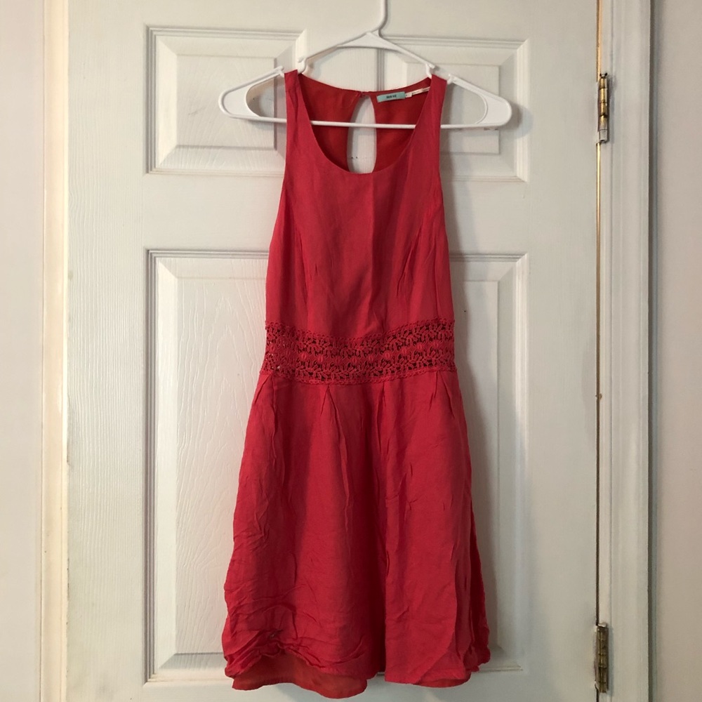 Coral dress